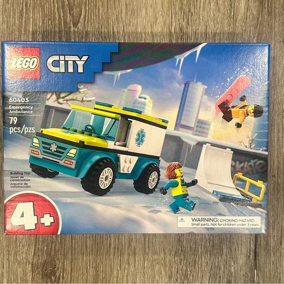 Lego Building Sets City Vehicles, ambulance, burger truck, space shuttle. New - Picture 6 of 7